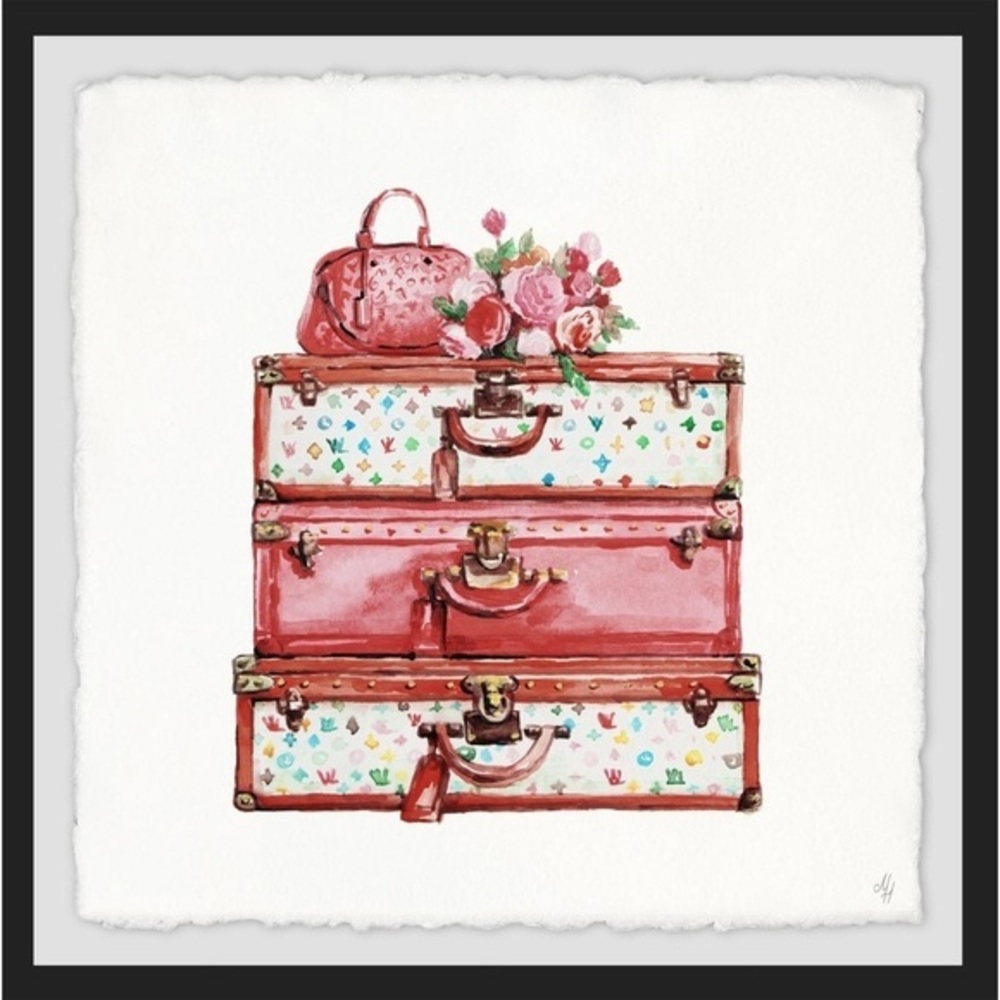 Marmont Hill - Handmade ‘Plan a Surprise II’ Framed Print - 18” x 18”